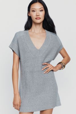 Maeve Delphine Twofer Sweater Mini Dress
