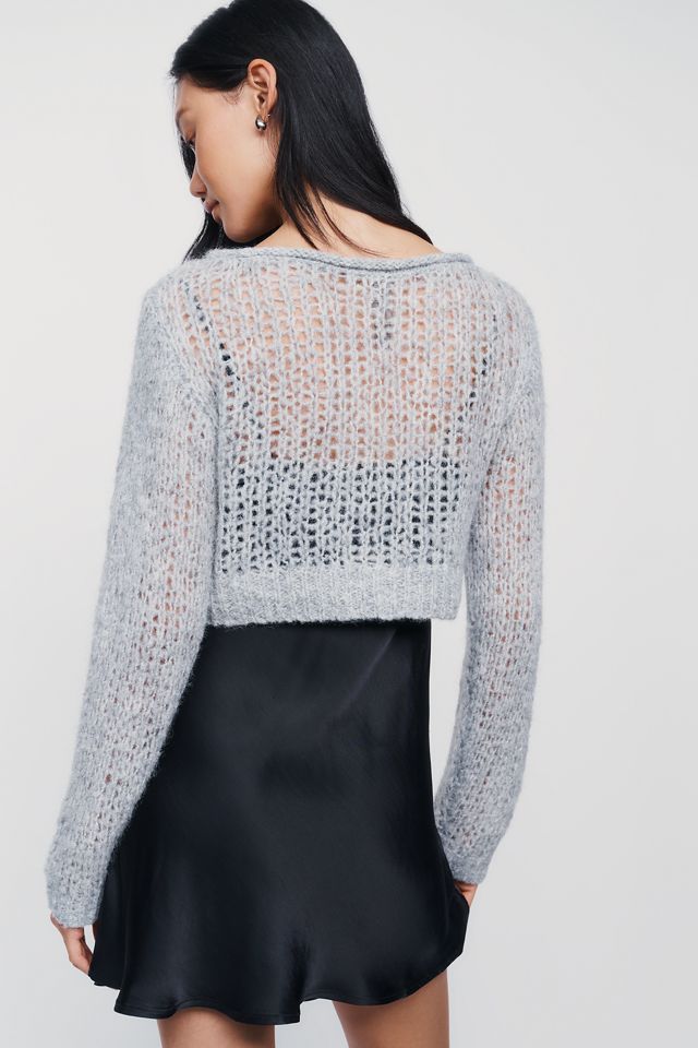 By Anthropologie Slip and Sweater Mini Dress #4