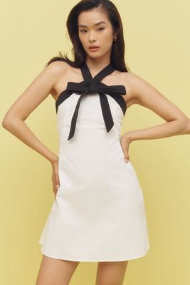 Abito Mini Shift con Fiocco Halter Maude Blair