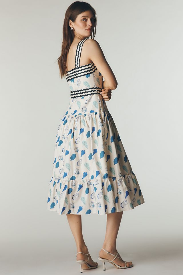 Maude Club Plus Cotton Madeline Belted Midi Dress #2