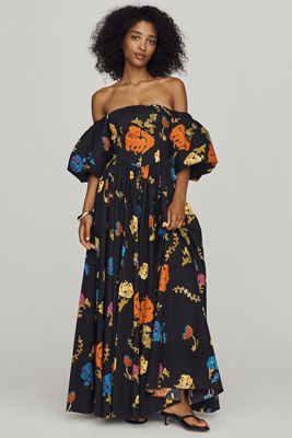 Caroline Constas Christina Off-Shoulder Maxi Dress