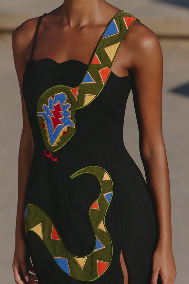 Fashion Brand Company Snake Shift Dress #1