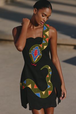 Fashion Brand Company Snake Shift Dress