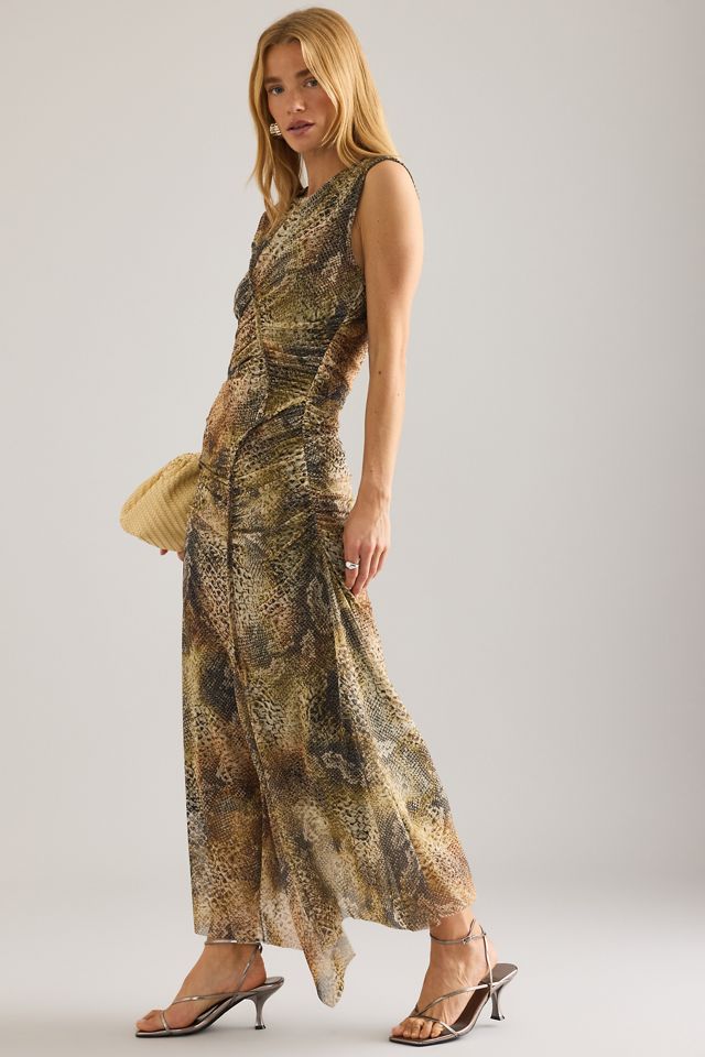 Gestuz Menny Sleeveless Ruched Midi Dress #3