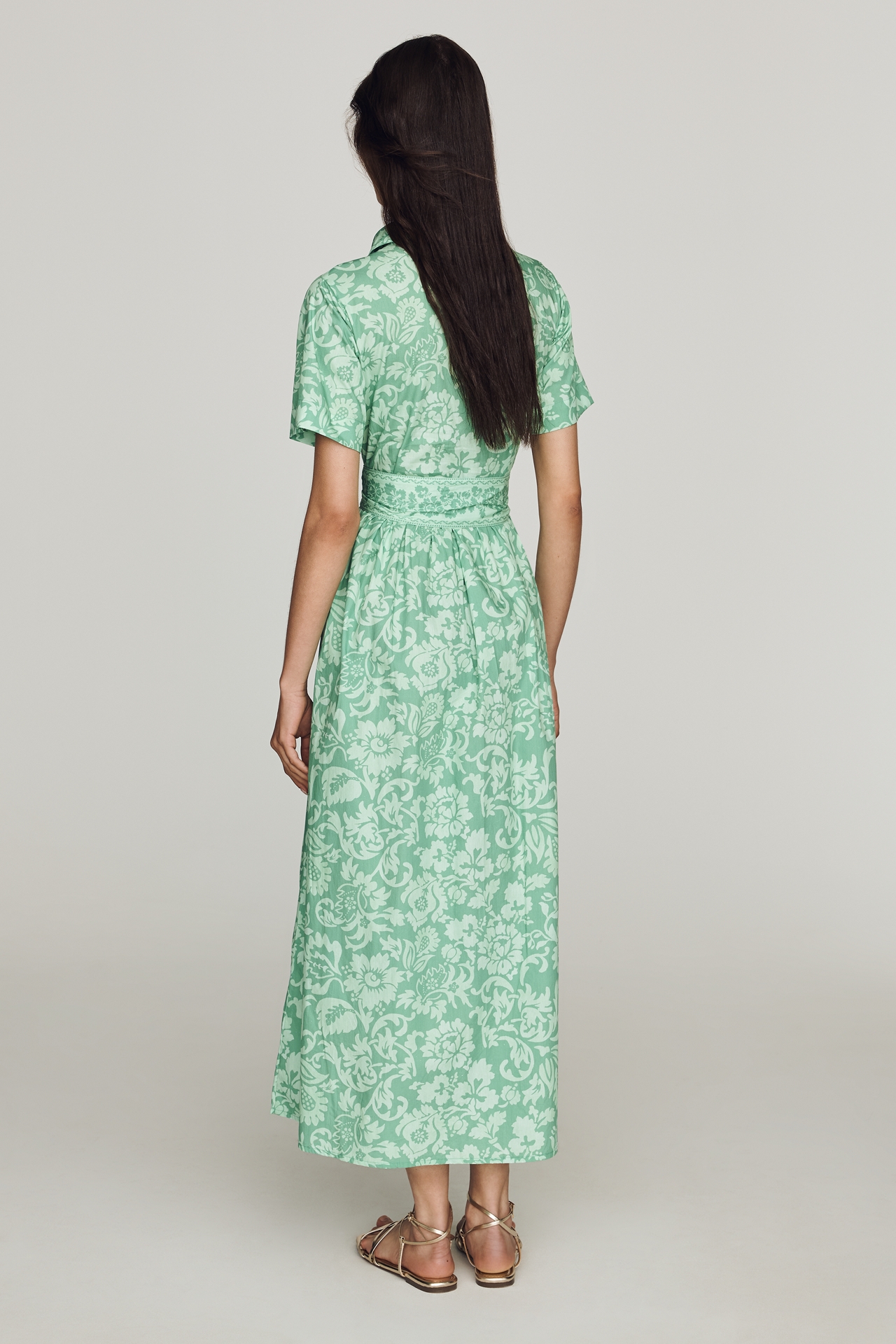 Beau & Ro Elle Cotton Poplin Shirt Dress