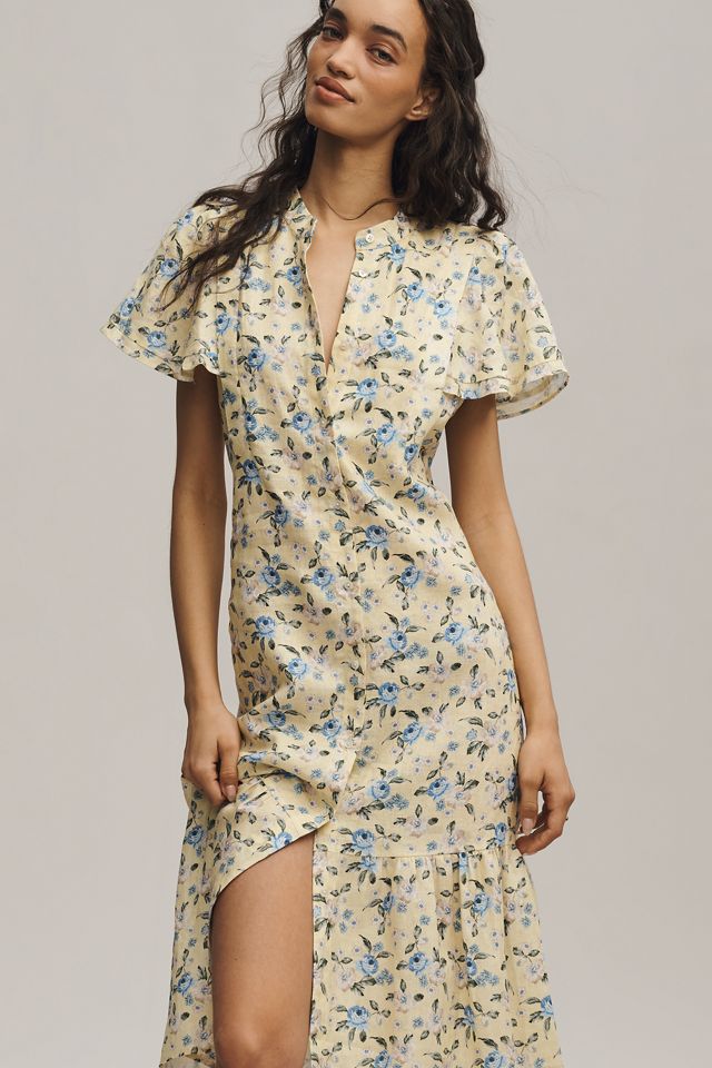 chinese dress ladies Willow Linen Dress  Charlotte Kellogg