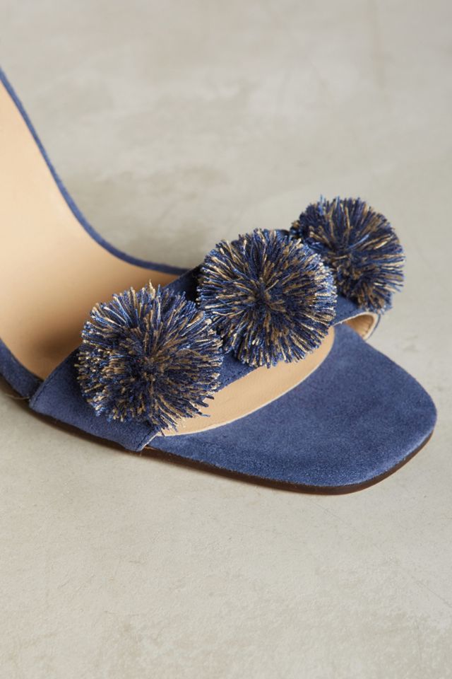 Castañer Pom Pom Block Heel Sandals #3
