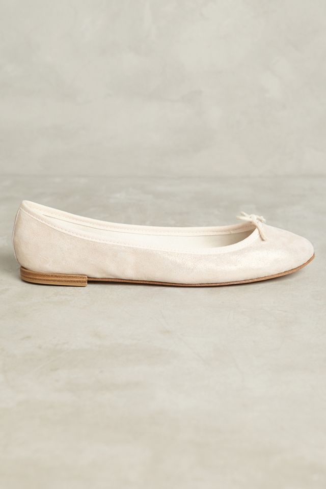 Repetto Cendrillon Metallic Ballet Flats | Anthropologie