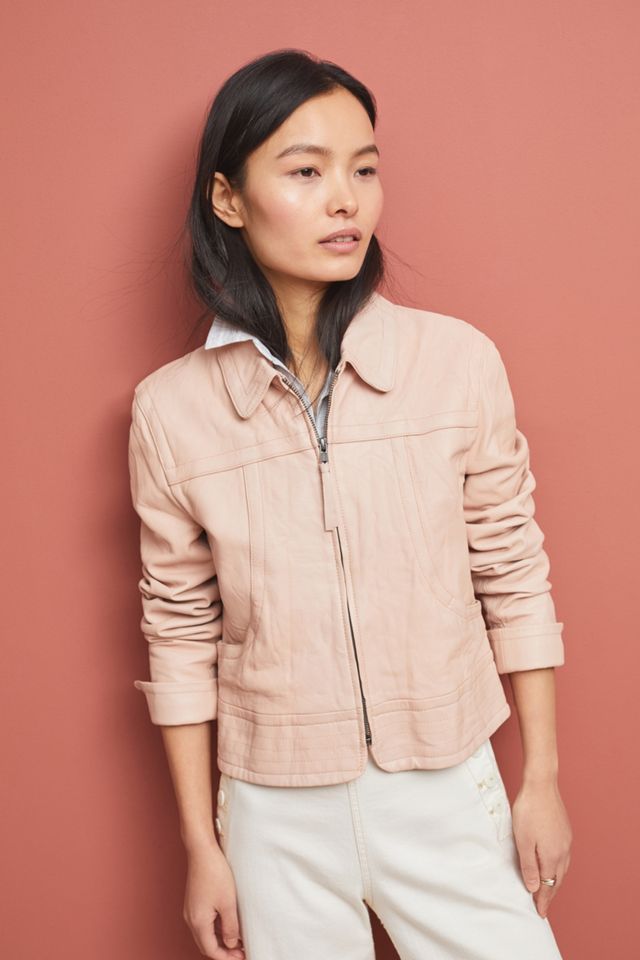 Silk-Lined Leather Jacket #2