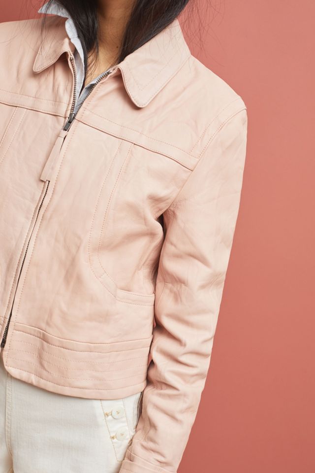Silk-Lined Leather Jacket #3