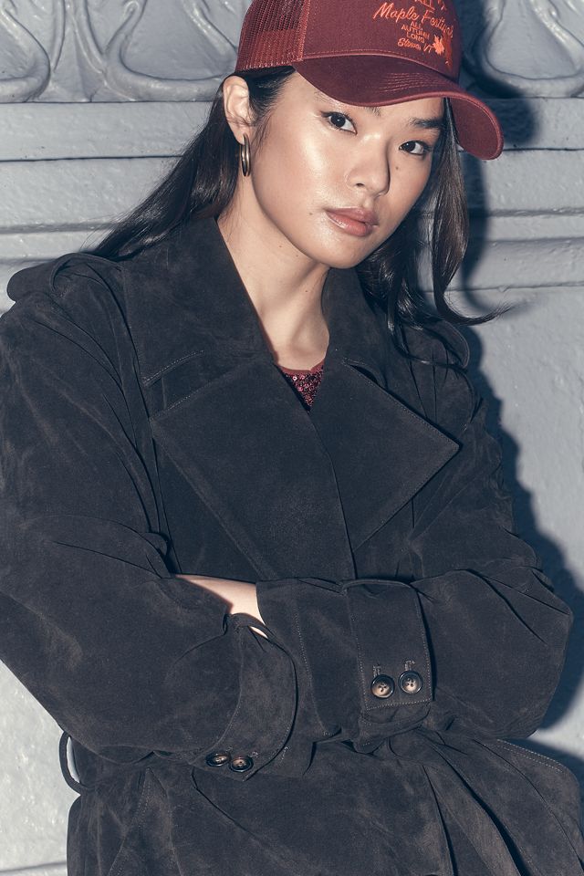 Joe's Jeans Elizabeth Faux-Suede Trench Coat #2