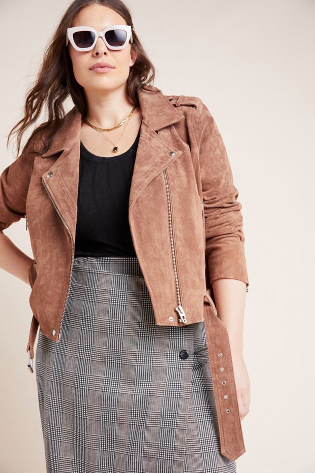 Suede Moto Jacket #4