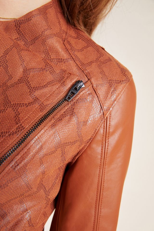 Sharona Snake-Printed Jacket #2