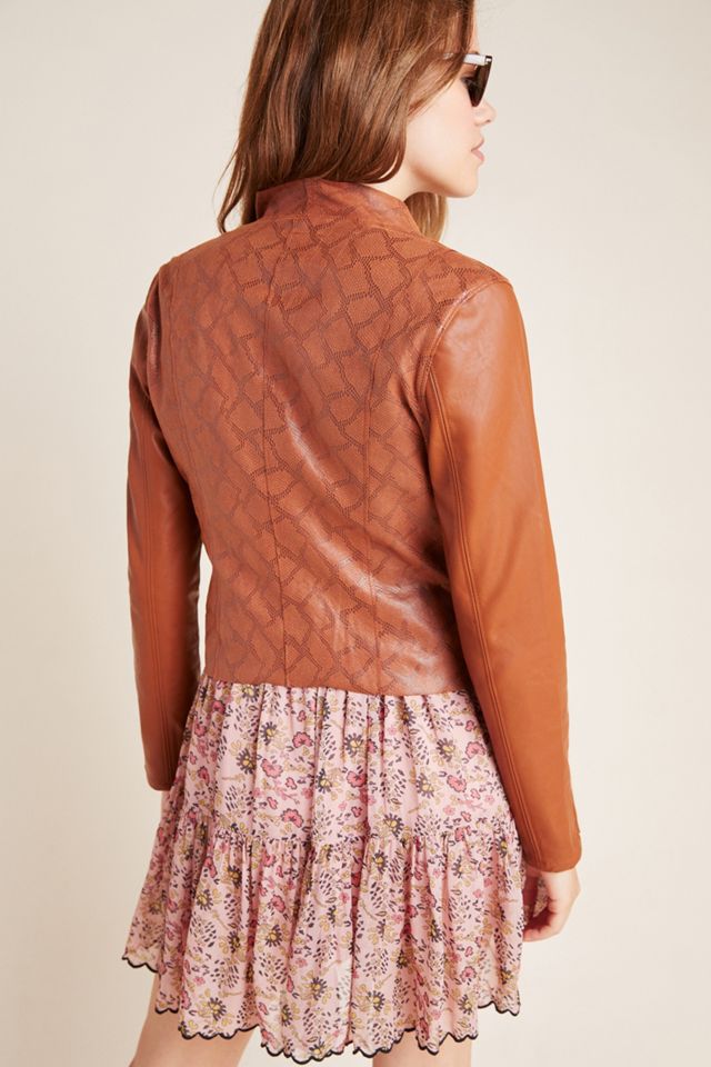 Sharona Snake-Printed Jacket #3