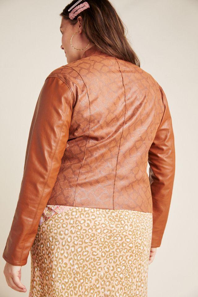 Sharona Snake-Printed Jacket #5