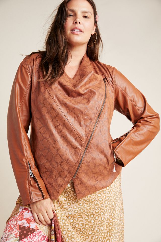 Sharona Snake-Printed Jacket #6