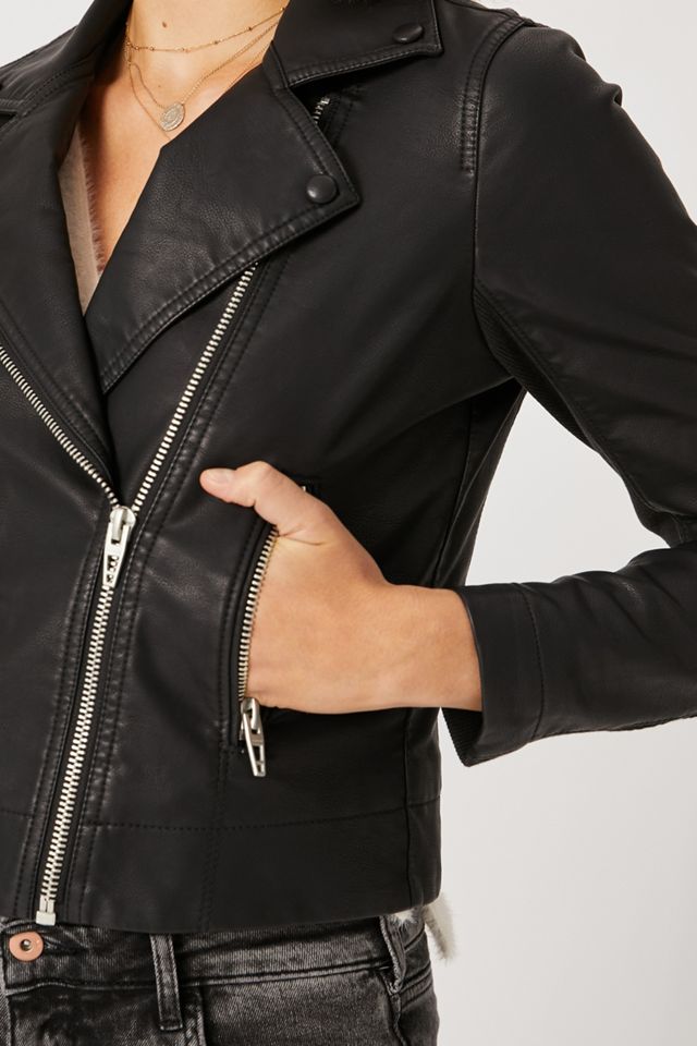 Misty Faux Leather Moto Jacket #1