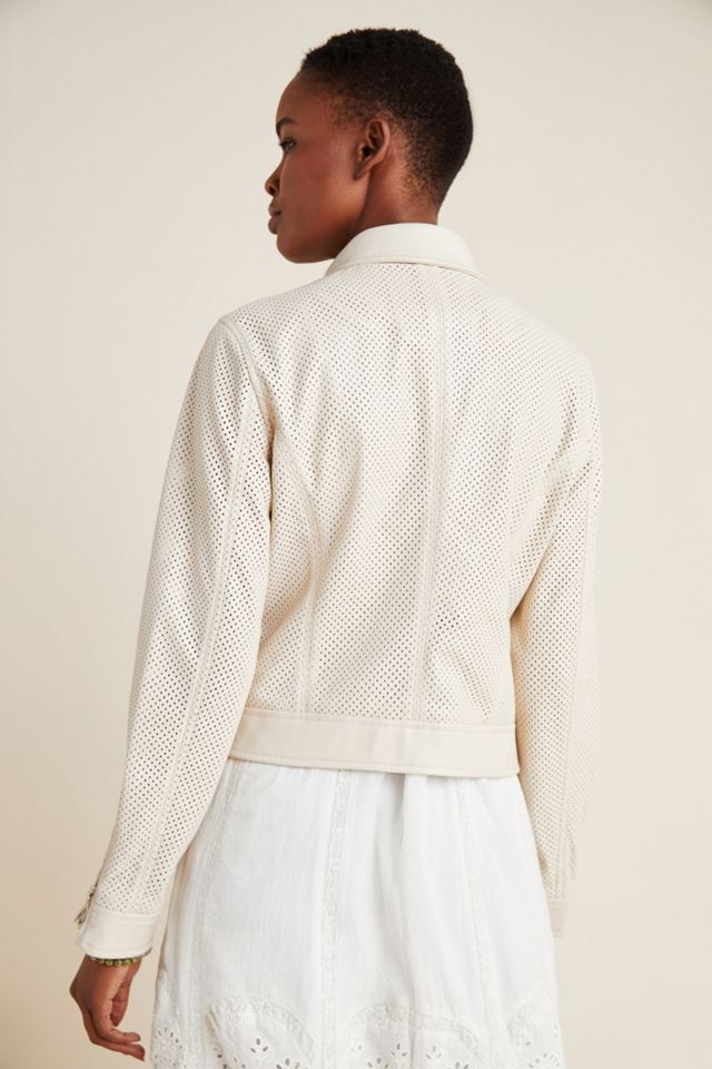 Imelda Perforated Moto Jacket #1