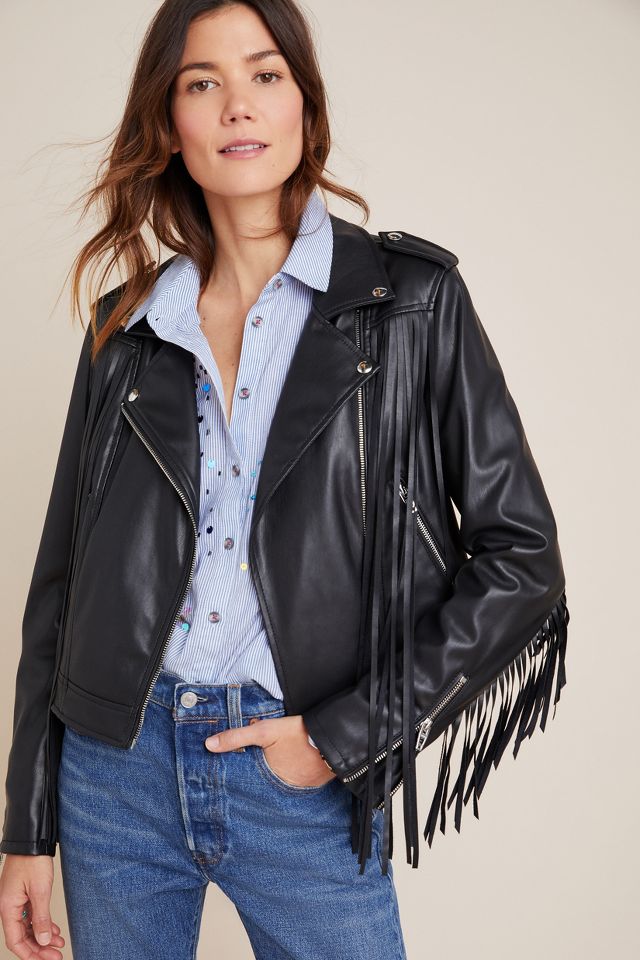 Anthropologie hotsell fringe jacket