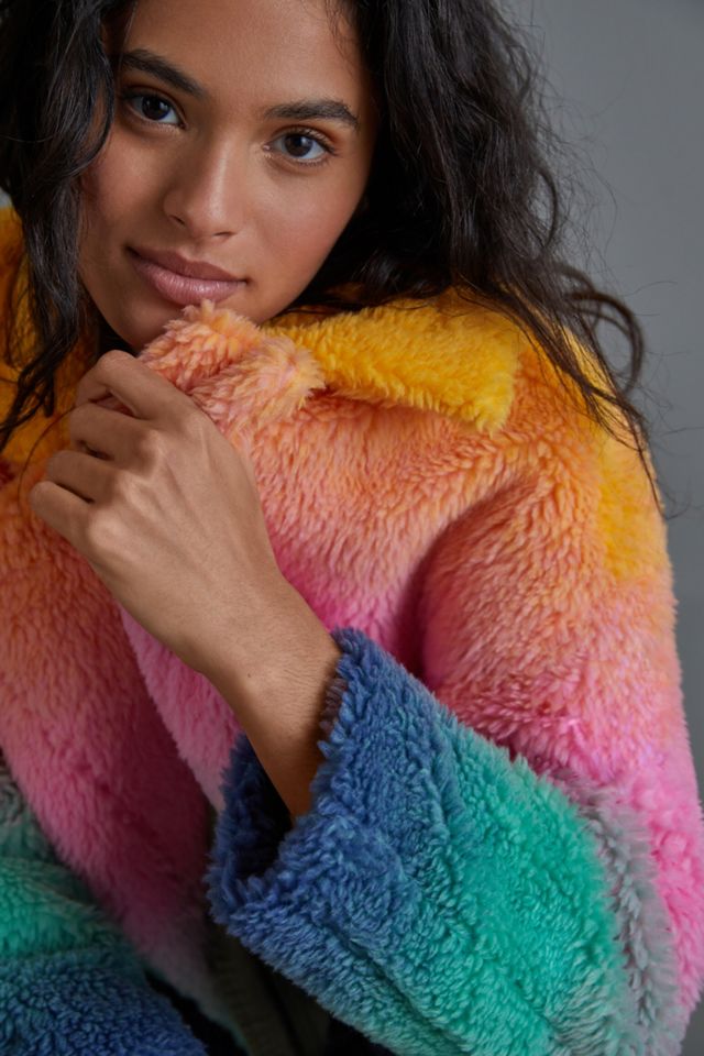 Marisol Ombre Faux Fur Jacket #2