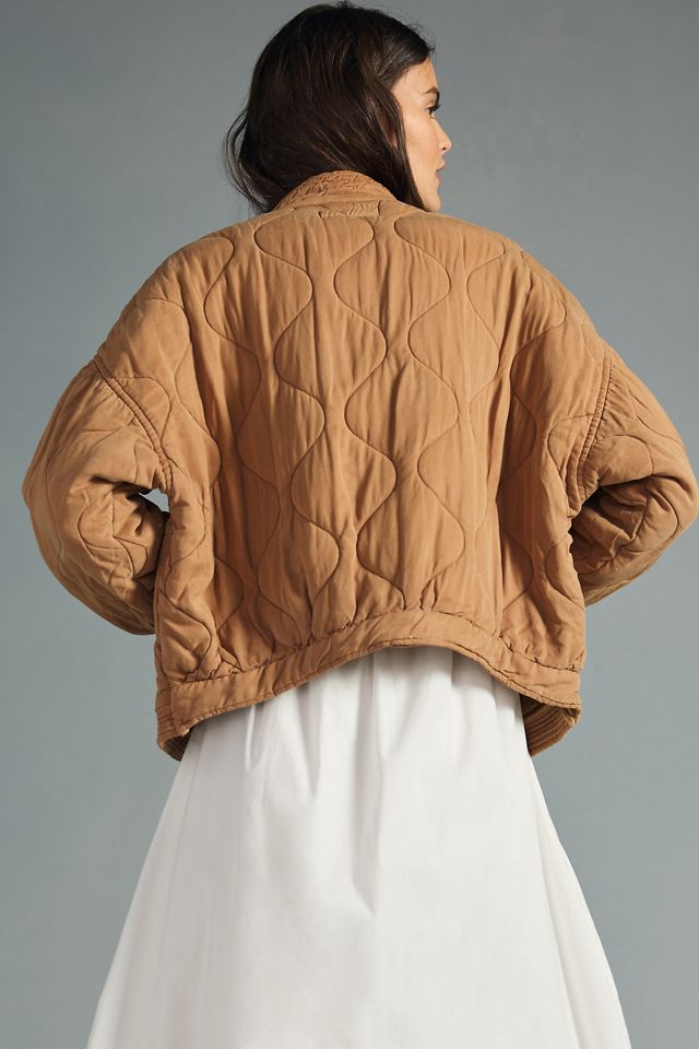 BLANKNYC Chai Tea Quilted Jacket | Anthropologie