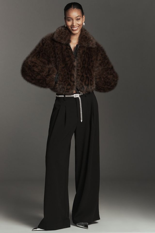 BLANKNYC Midnight Run Faux-Fur Leopard Jacket #3