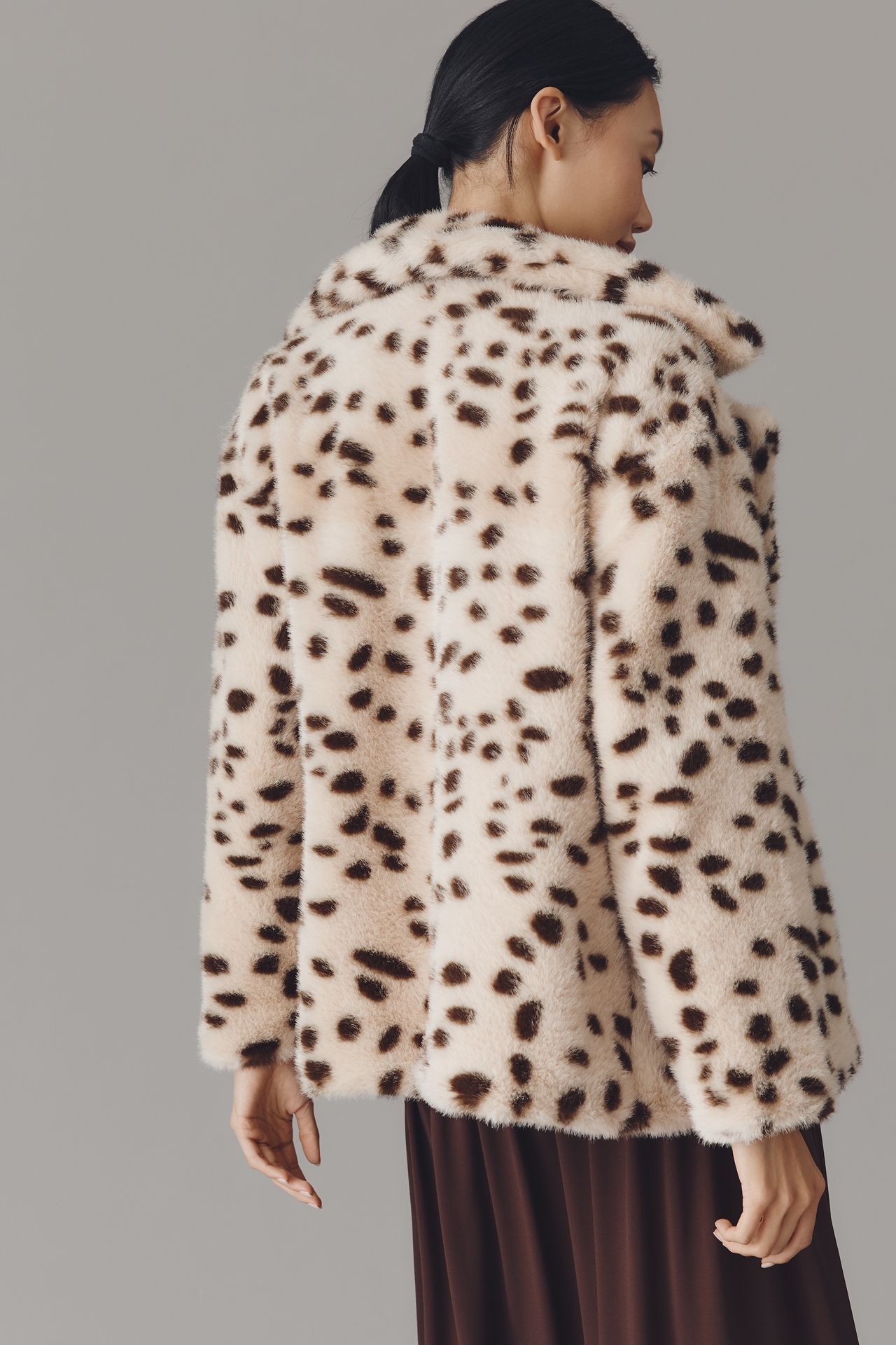 BLANKNYC Cool Cat Faux-Fur Jacket