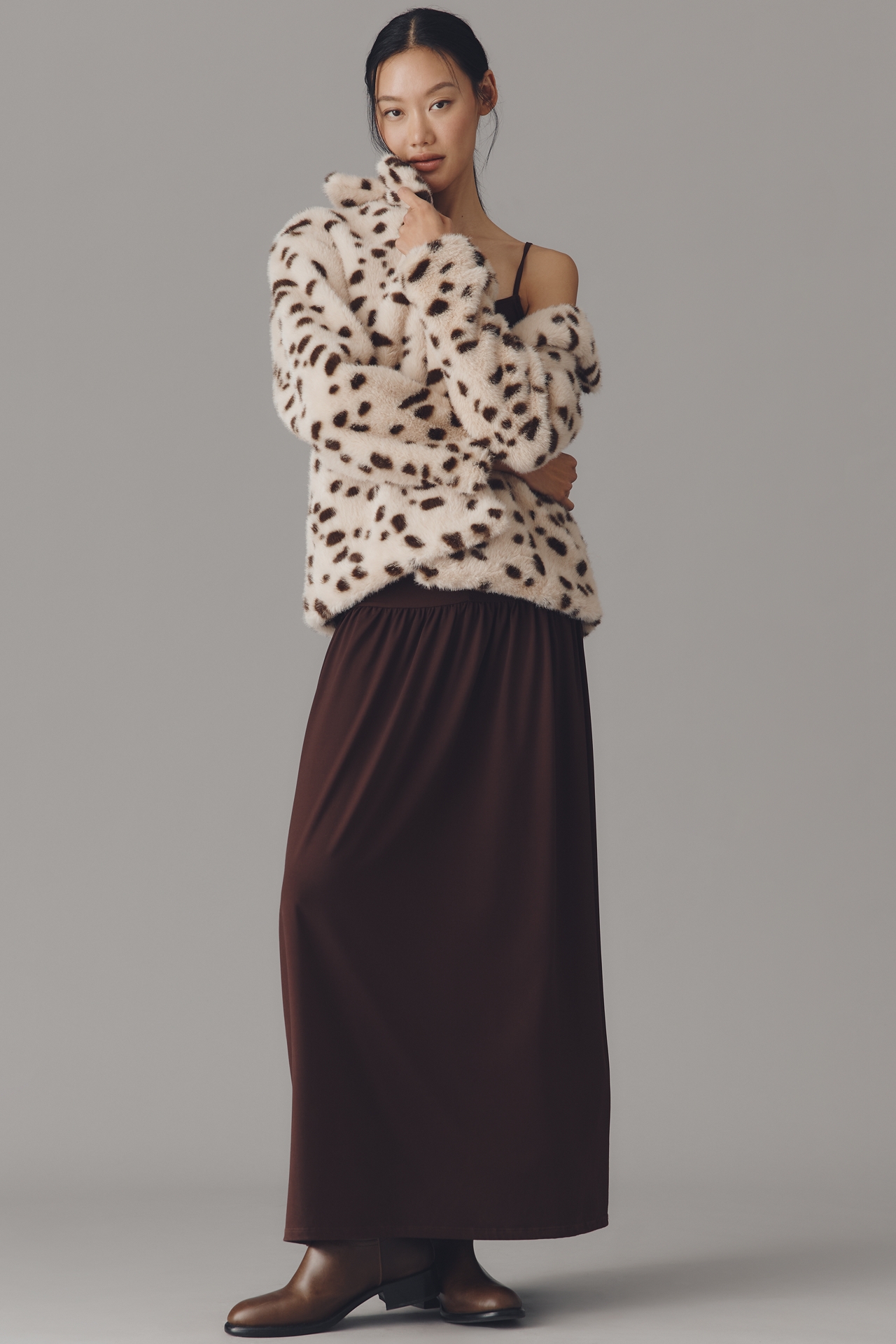 BLANKNYC Cool Cat Faux-Fur Jacket