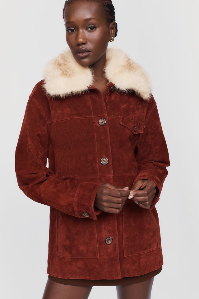 BLANKNYC Midnight Drift Suede Jacket #2