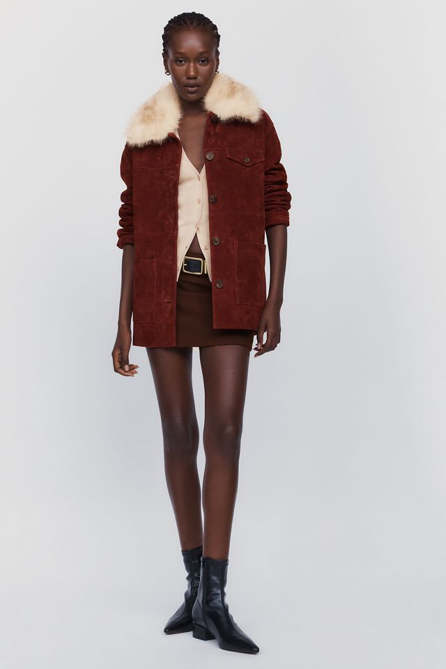 BLANKNYC Midnight Drift Suede Jacket #4