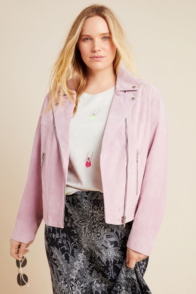 Annika Suede Moto Jacket #7