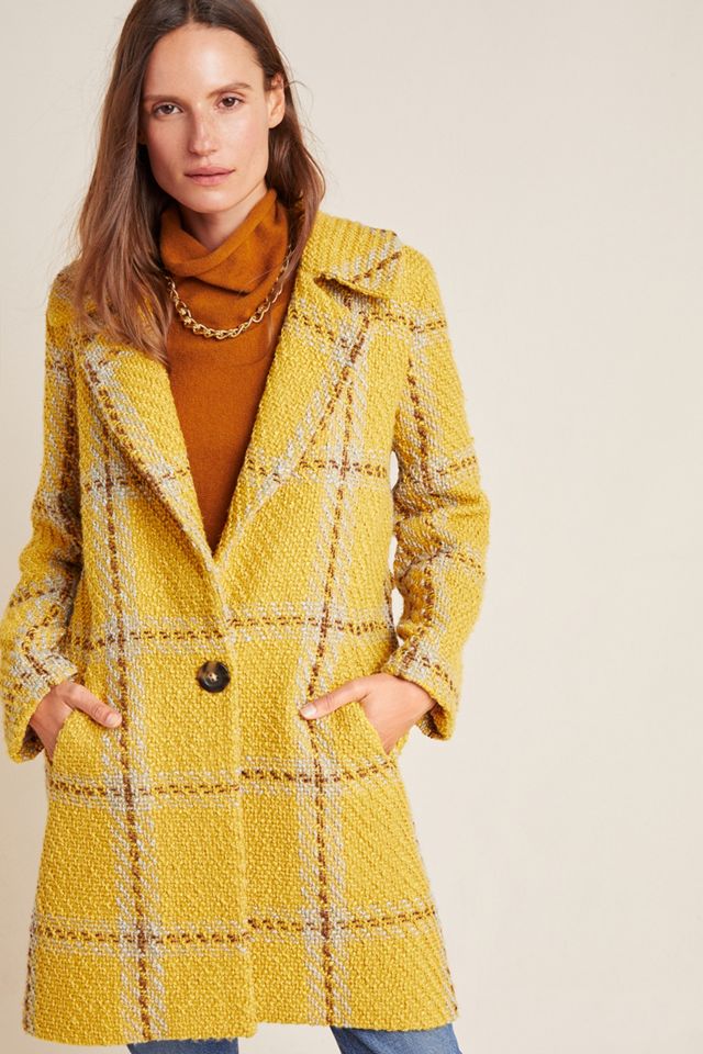 Nettie Plaid Tweed Coat #3
