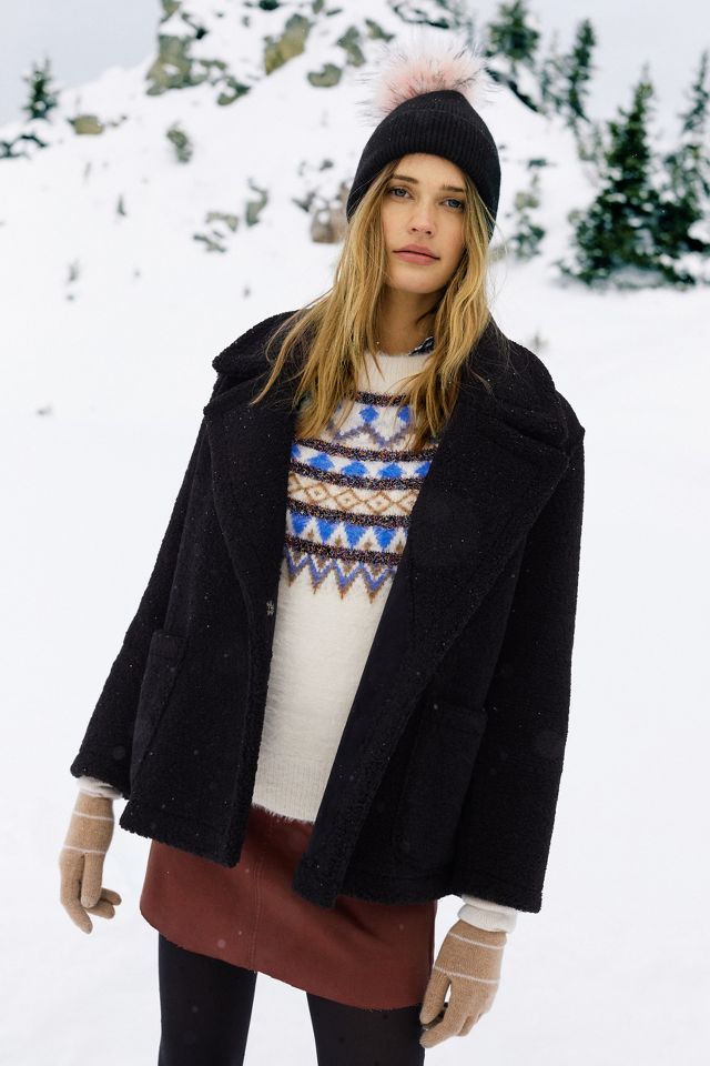 Anthropologie on sale Zoe Sherpa Jacket