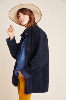 velvet albany sherpa coat