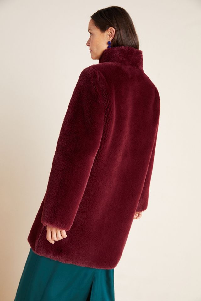 Mina Faux Fur Coat #1