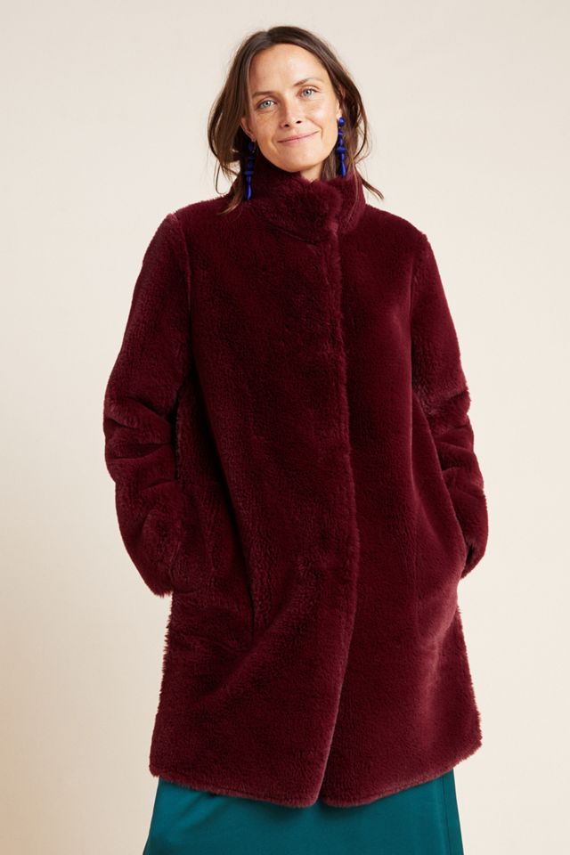 Mina Faux Fur Coat #3