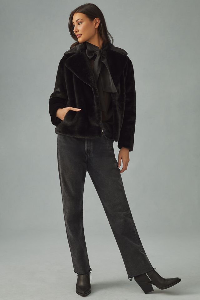 Velvet by Graham & Spencer Faux Fur Jacket #4