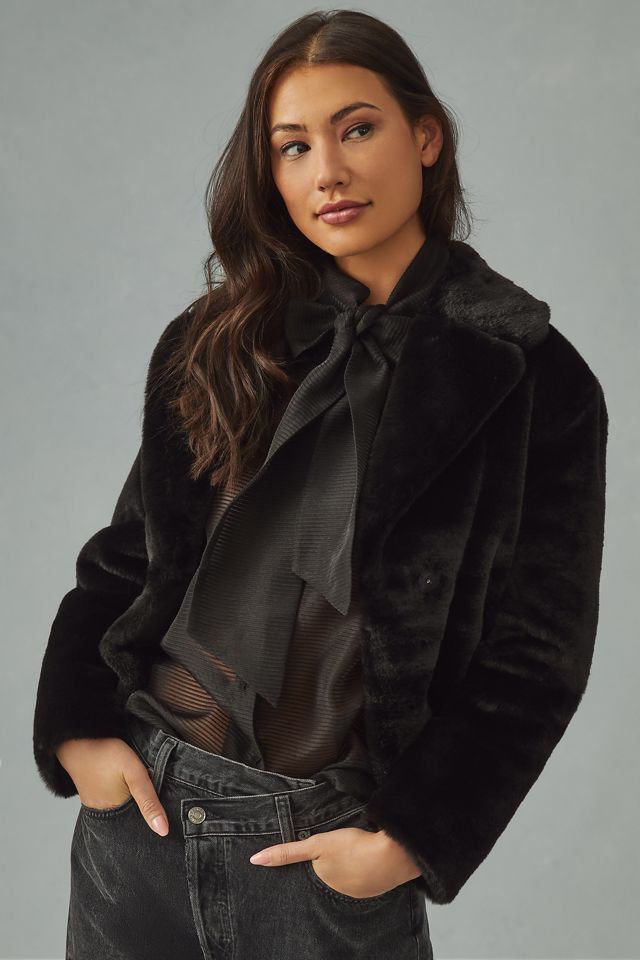 Velvet by Graham & Spencer Faux Fur Jacket