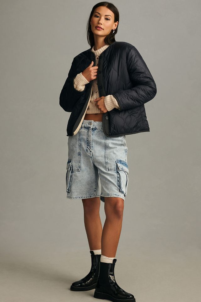 How to Wear A Jacket with Shorts - the gray details