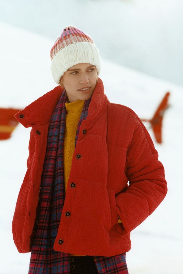 Maeve Jackson Corduroy Puffer Jacket | Anthropologie