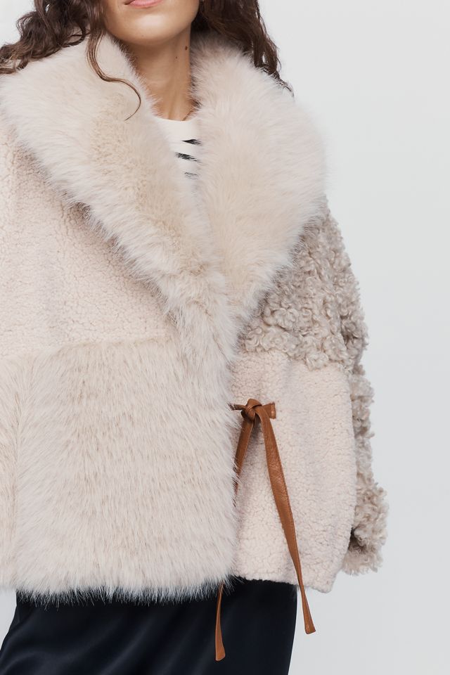 SAMDI Josephine Sherpa Fleece Coat #3