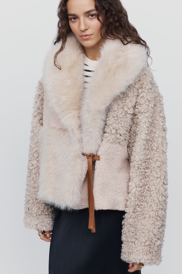 SAMDI Josephine Sherpa Fleece Coat #1