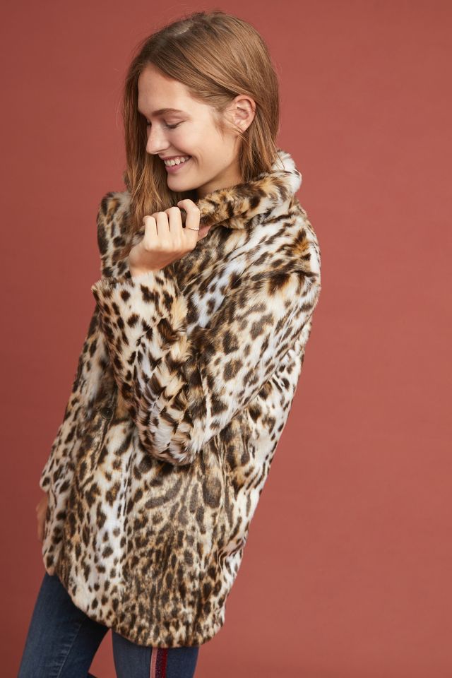 Anthropologie 2025 leopard coat