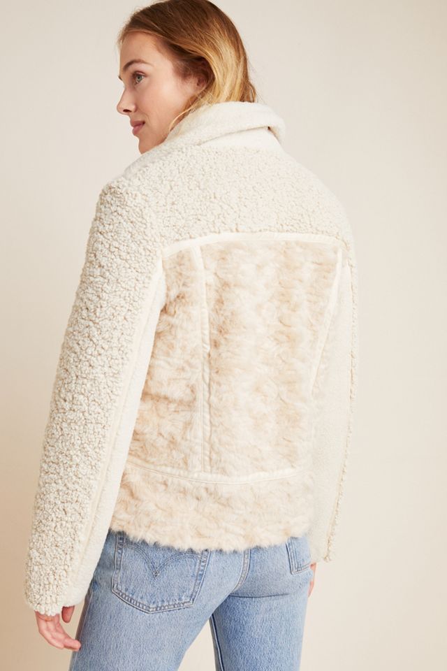 Marrakech Faux Fur Moto Jacket #1