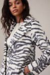 Caroline Zebra-Striped Coat #2