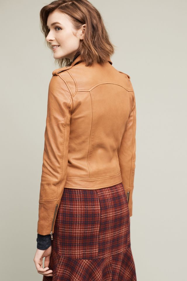 Leather Biker Jacket #4