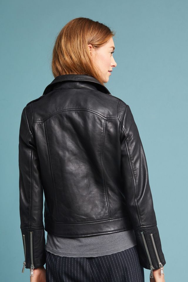 Doma Leather Moto Jacket | Anthropologie
