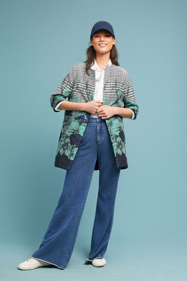 Floral & Houndstooth Coat #2