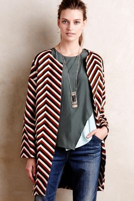 Chevron Car Coat
