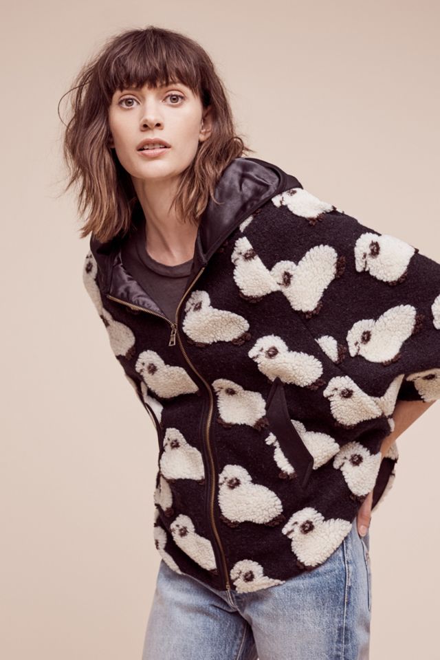 Hooded Lamb Cape #1